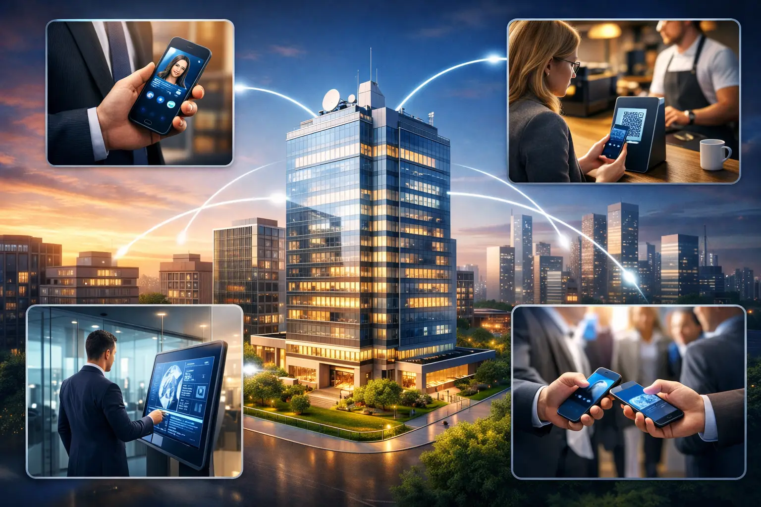 בניין משרדים חכם מתחיל בתקשורת טובה