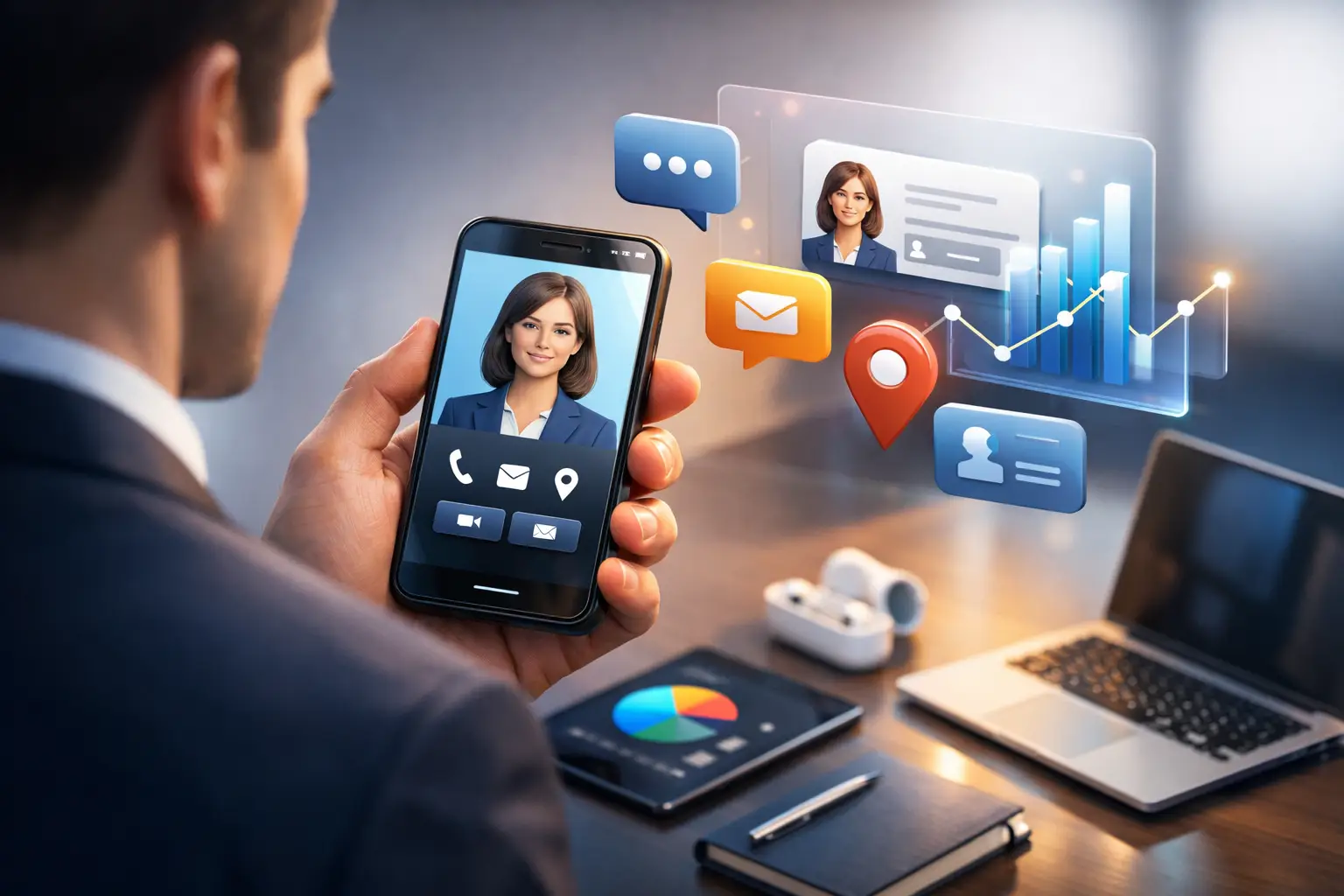 Digital Card for Sales Teams xample