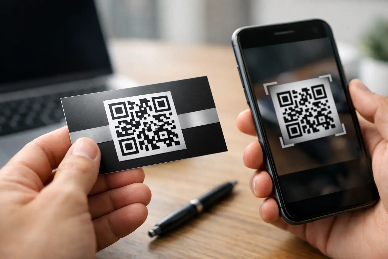 איך ליצור כרטיס ביקור QR שעובד באמת